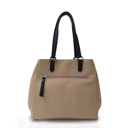 Cartera Dos Asas Alisa Beige