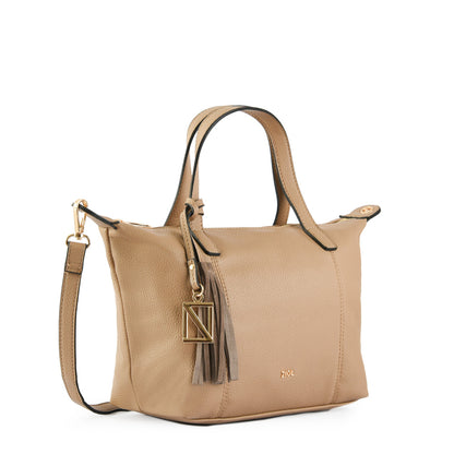 Cartera Dos Asas Anieli Beige