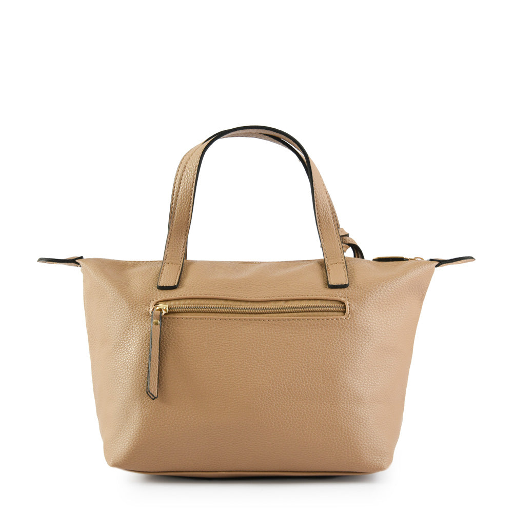 Cartera Dos Asas Anieli Beige