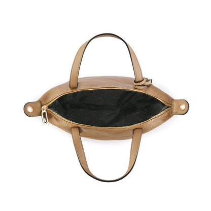 Cartera Dos Asas Anieli Beige