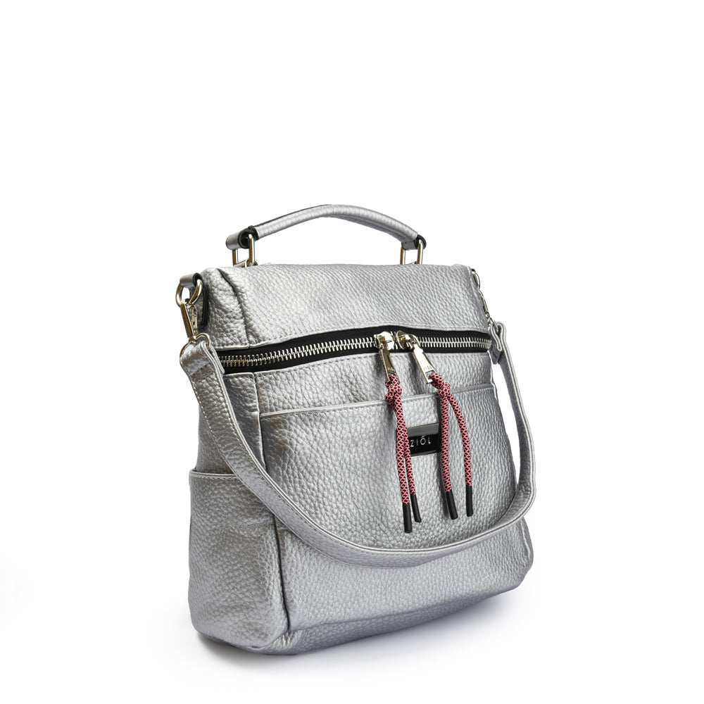 Mochila Aoka Plateado