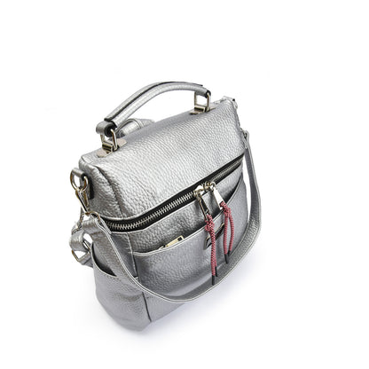 Mochila Aoka Plateado