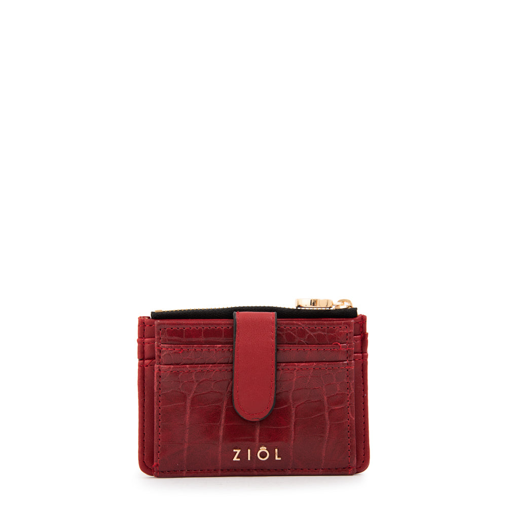 Tarjetero Ariana Rojo