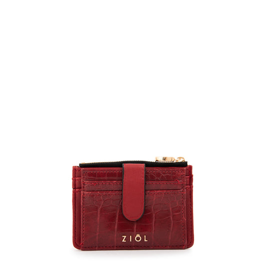 Tarjetero Ariana Rojo