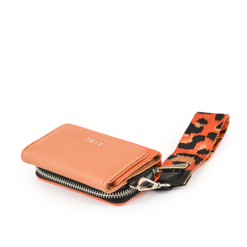 Billetera Pequeña Cierre Exterior Astorga Camel