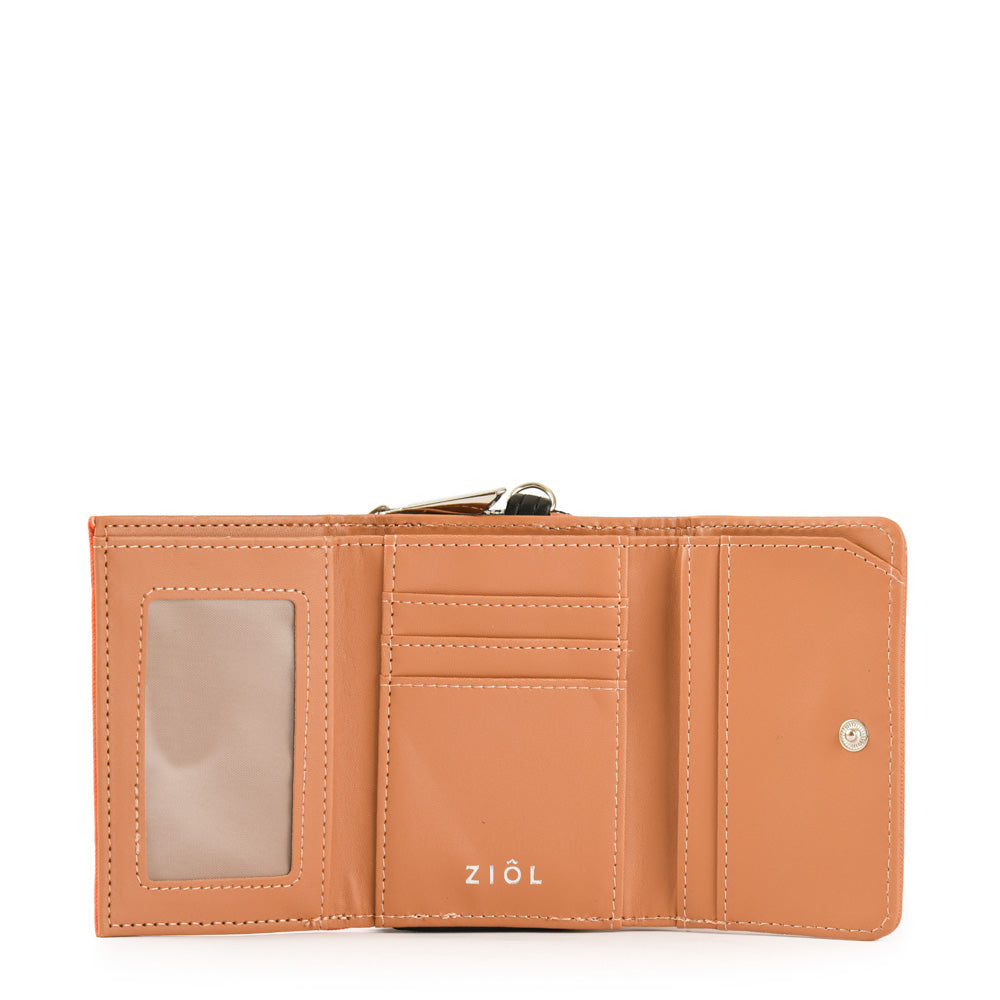 Billetera Pequeña Cierre Exterior Astorga Camel