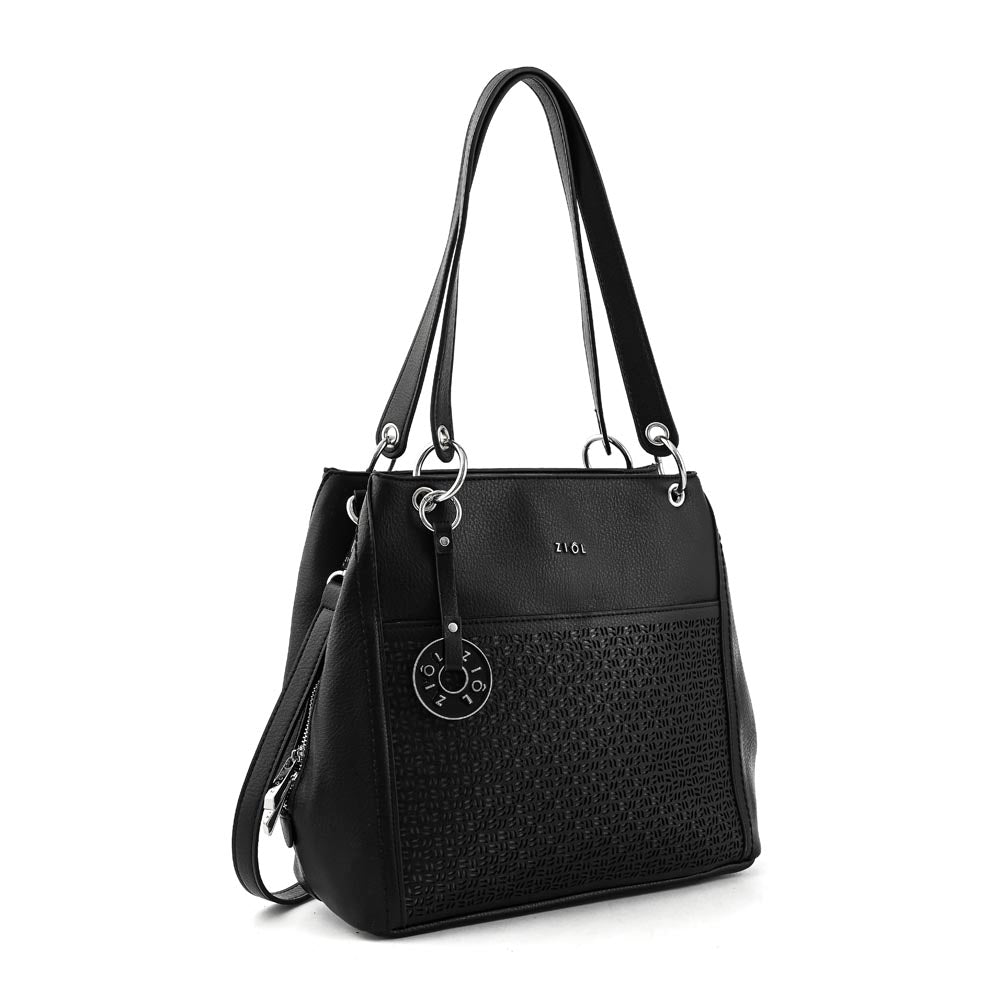 Cartera Dos Asas Asturias Negro