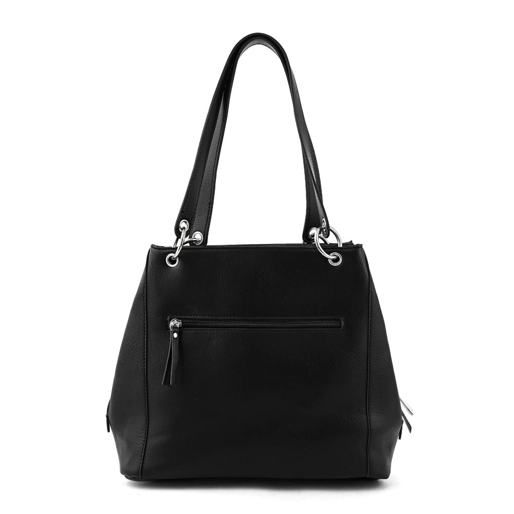 Cartera Dos Asas Asturias Negro