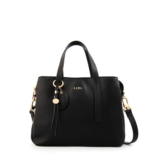 Cartera Dos Asas Aurora Negro