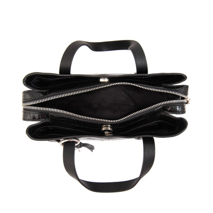 Cartera Dos Asas Aurora Negro Especial