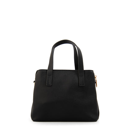 Cartera Dos Asas Pequeña Aurora Negro
