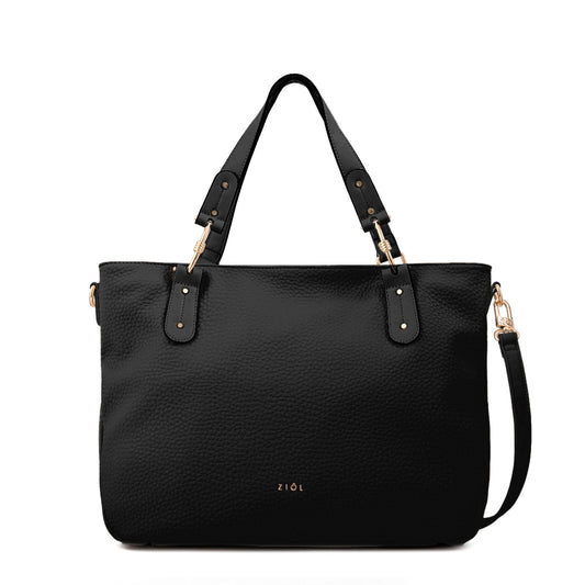 Cartera Dos Asas Barbara Negro