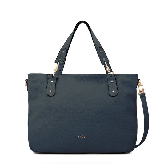 Cartera Dos Asas Barbara Azul