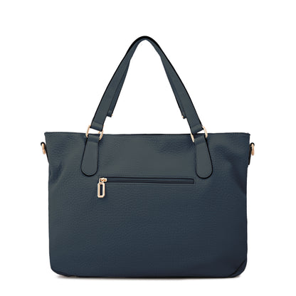 Cartera Dos Asas Barbara Azul