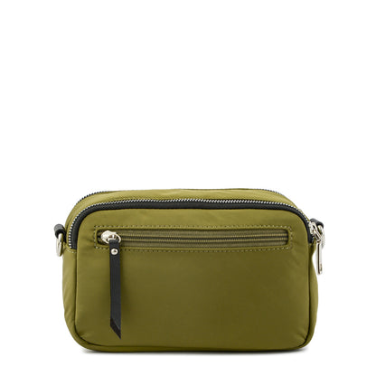 Crossbody Bouffi Verde Oscuro