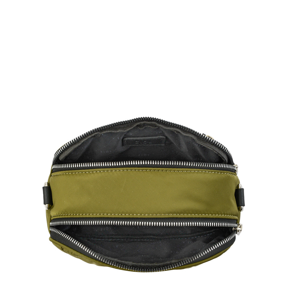 Crossbody Bouffi Verde Oscuro