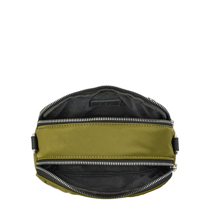 Crossbody Bouffi Verde Oscuro