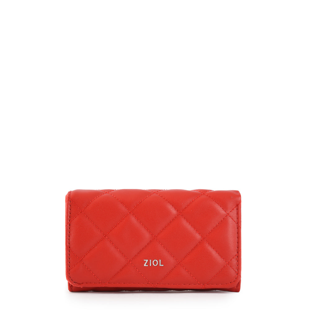 Billetera Acordeon Bouffi Rojo