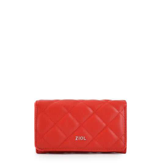 Billetera Acordeon Bouffi Rojo