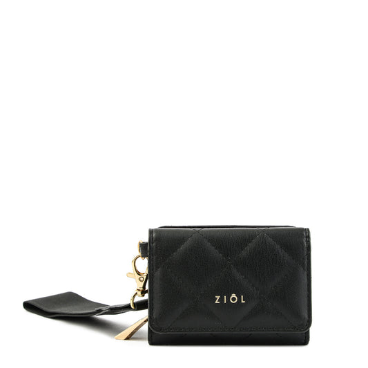Billetera Cierre Exterior Bouffi Negro