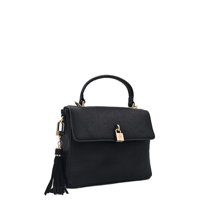 Crossbody Elaia Negro Granulado