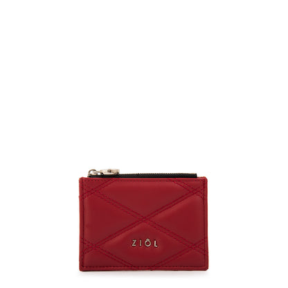 Tarjetero Elvira Rojo