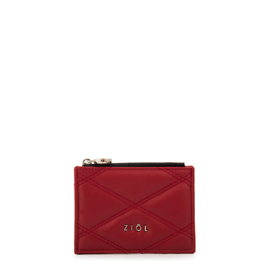 Tarjetero Elvira Rojo