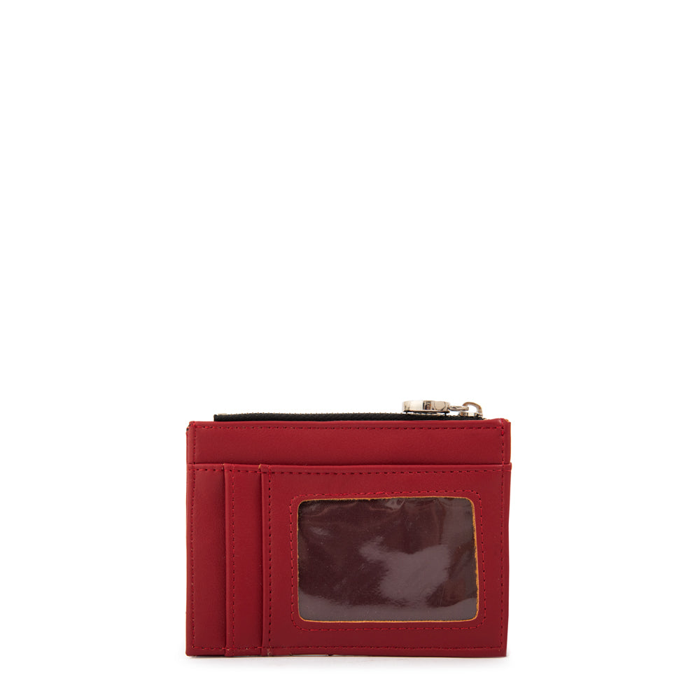 Tarjetero Elvira Rojo