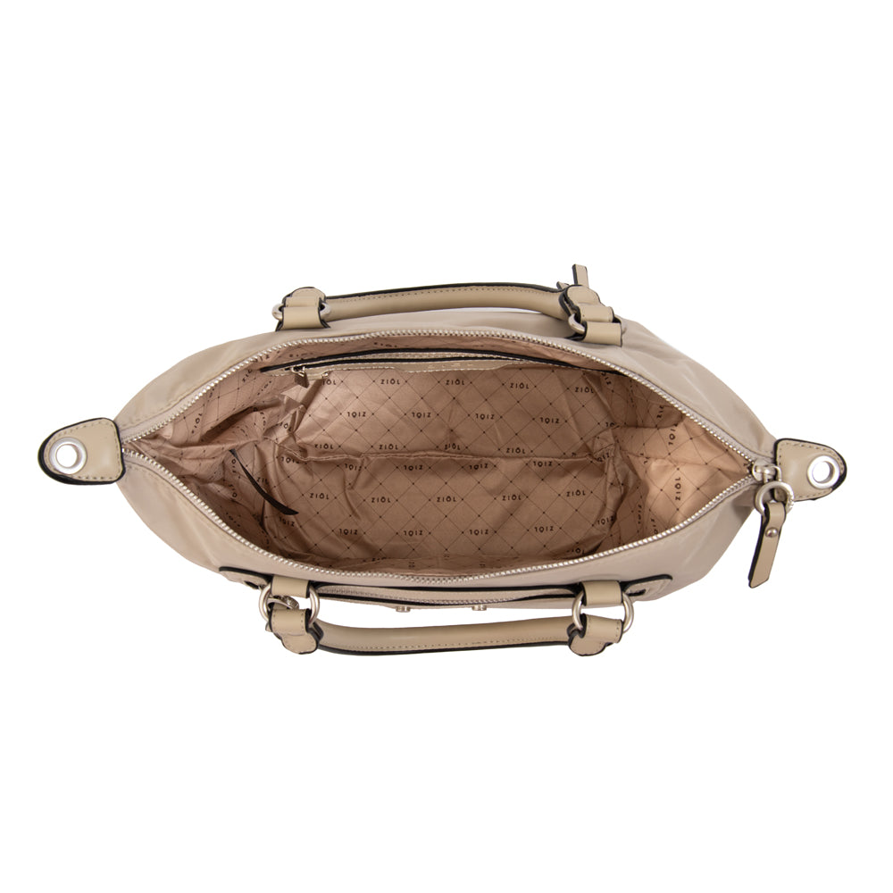 Cartera Dos Asas Fanny Beige