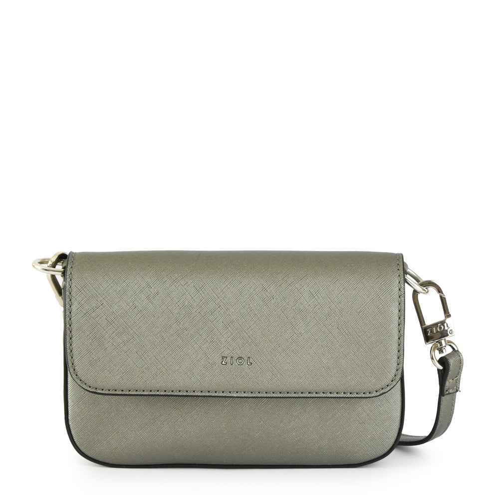 Crossbody Kallan Plateado Oscuro
