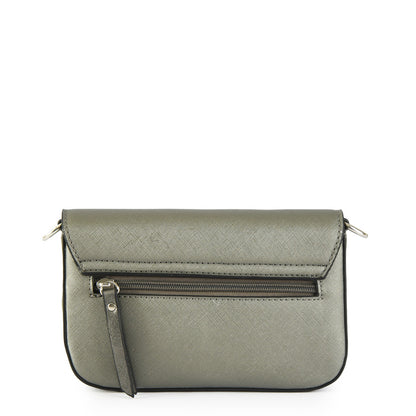 Crossbody Kallan Plateado Oscuro