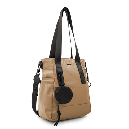 Cartera Dos Asas Kayla Beige
