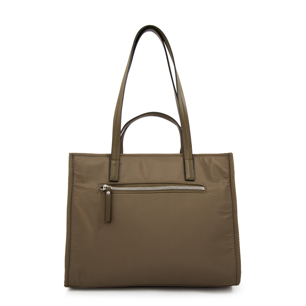 Cartera Dos Asas Lola Verde Oliva