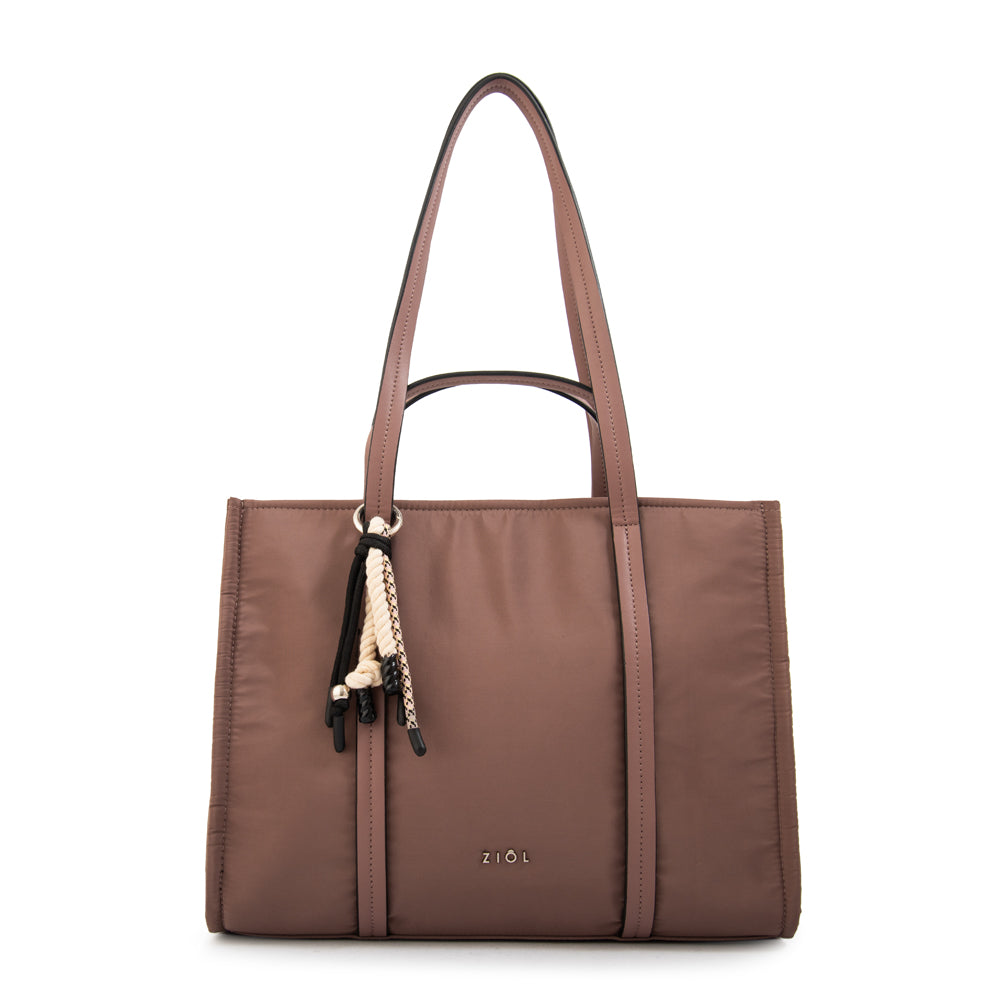 Cartera Dos Asas Lola Rosado Viejo