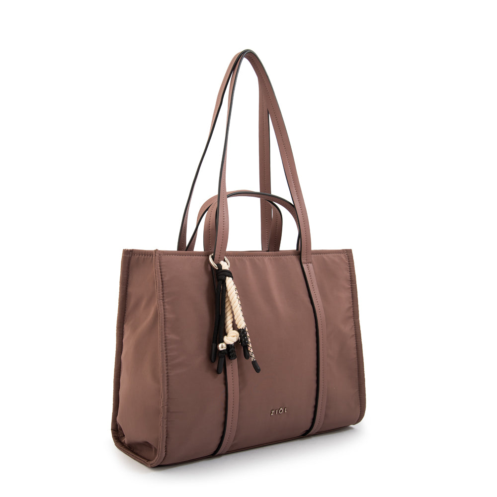 Cartera Dos Asas Lola Rosado Viejo