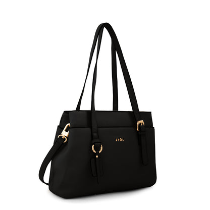 Cartera Dos Asas Ludovica Negro