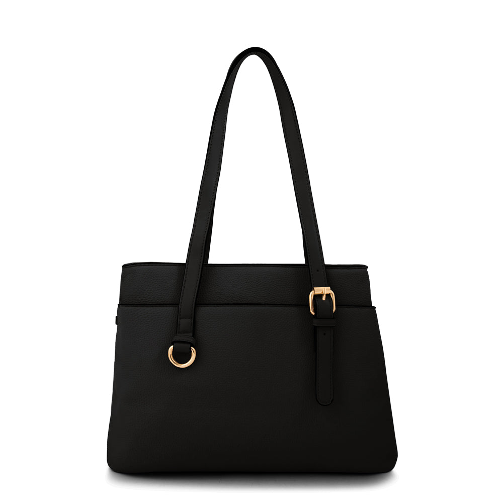 Cartera Dos Asas Ludovica Negro