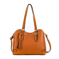 Cartera Dos Asas Malva Café