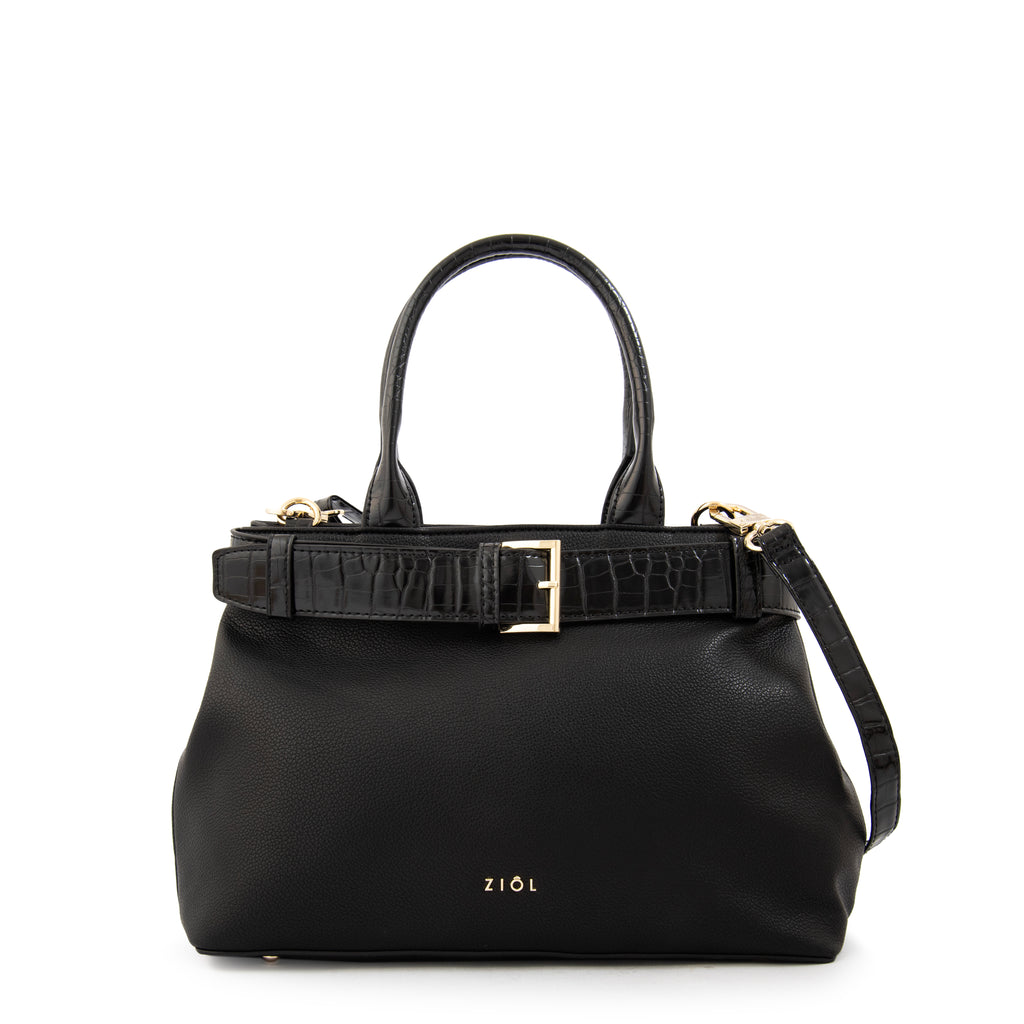 Cartera Dos Asas Marina Negro