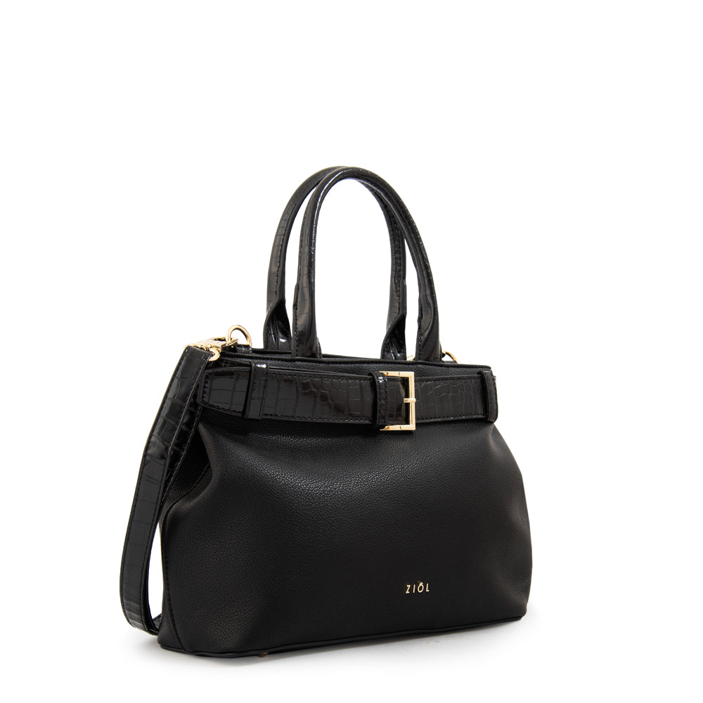 Cartera Dos Asas Marina Negro