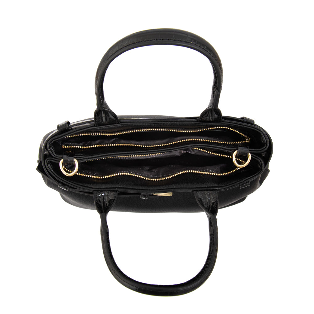 Cartera Dos Asas Marina Negro