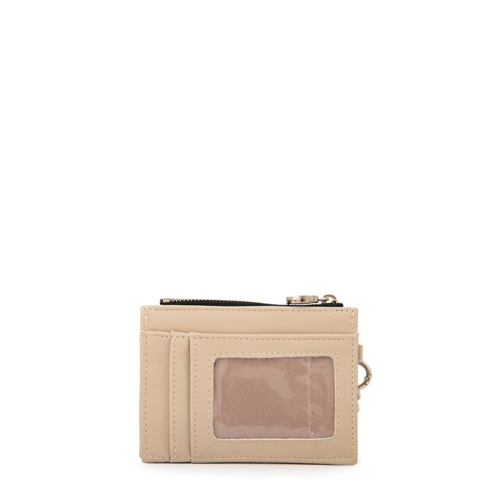 Tarjetero Monedero Nay Beige