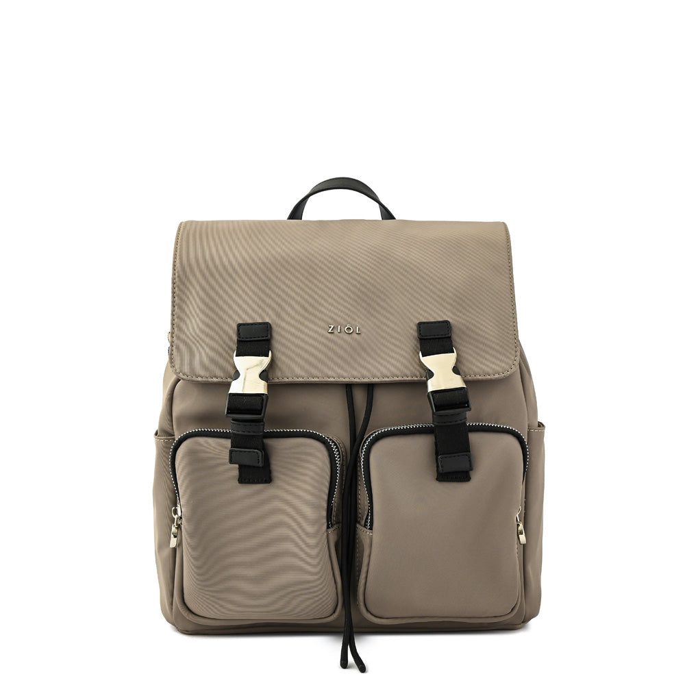Mochila Ofelia Beige Oscuro