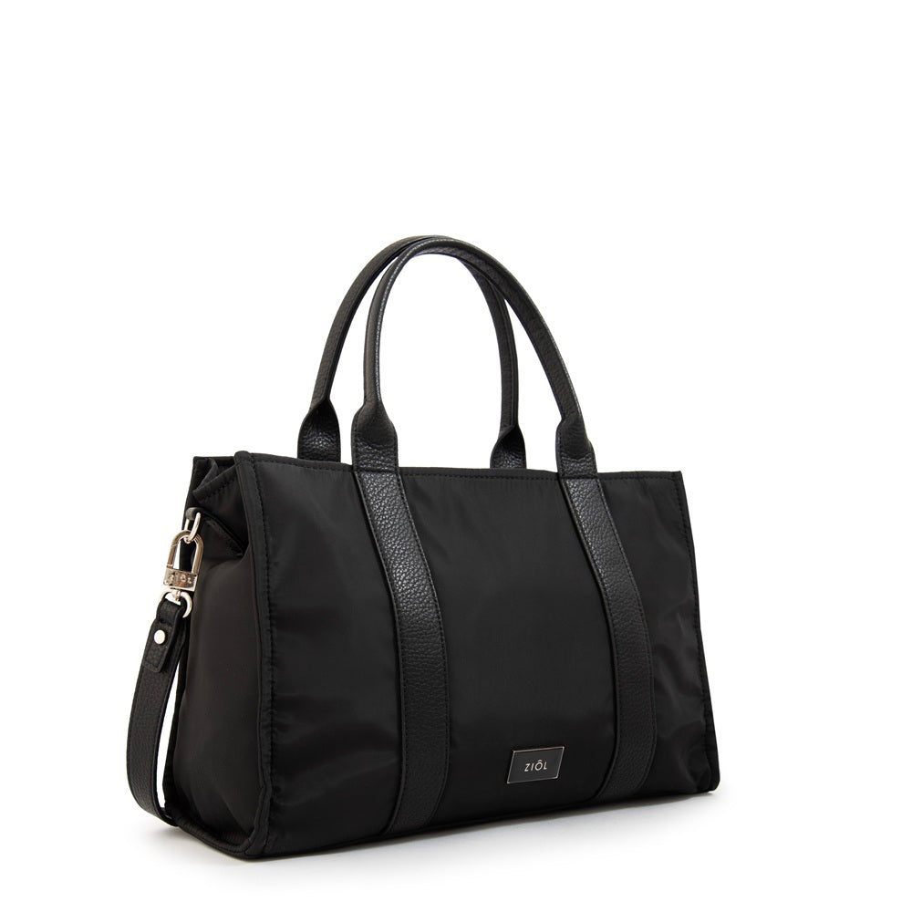 Cartera Dos Asas Porta Laptop 14" Olga Negro
