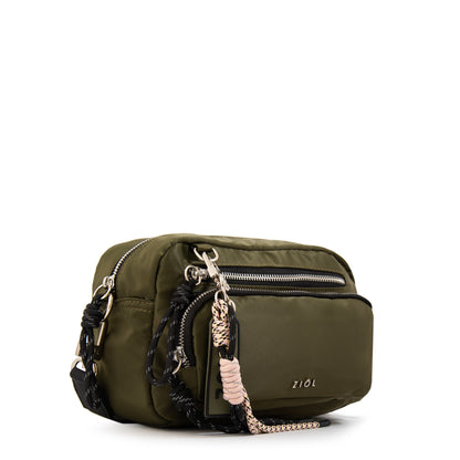Crossbody Perlina Verde Oscuro