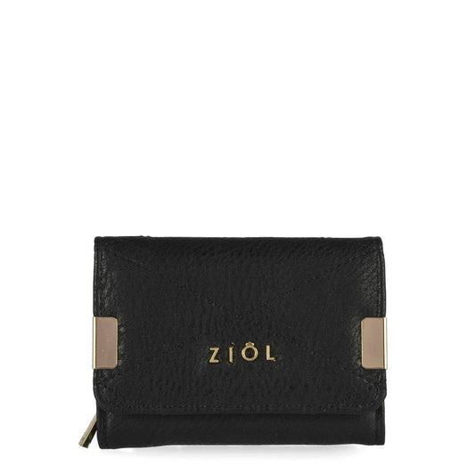 Billetera Cierre Exterior Pinu Negro