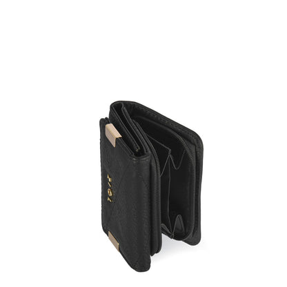 Billetera Cierre Exterior Pinu Negro