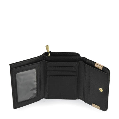 Billetera Cierre Exterior Pinu Negro