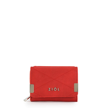Billetera Cierre Exterior Pinu Rojo