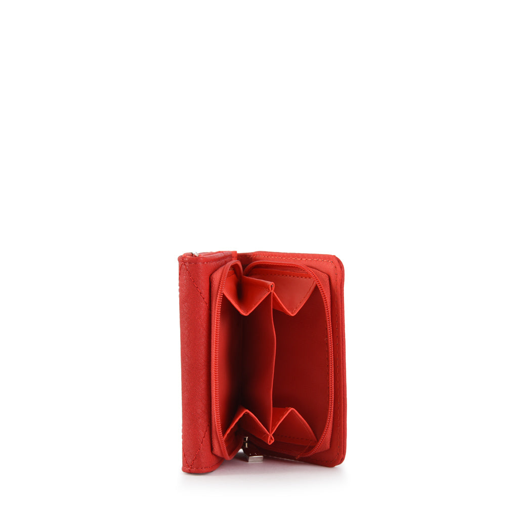 Billetera Cierre Exterior Pinu Rojo
